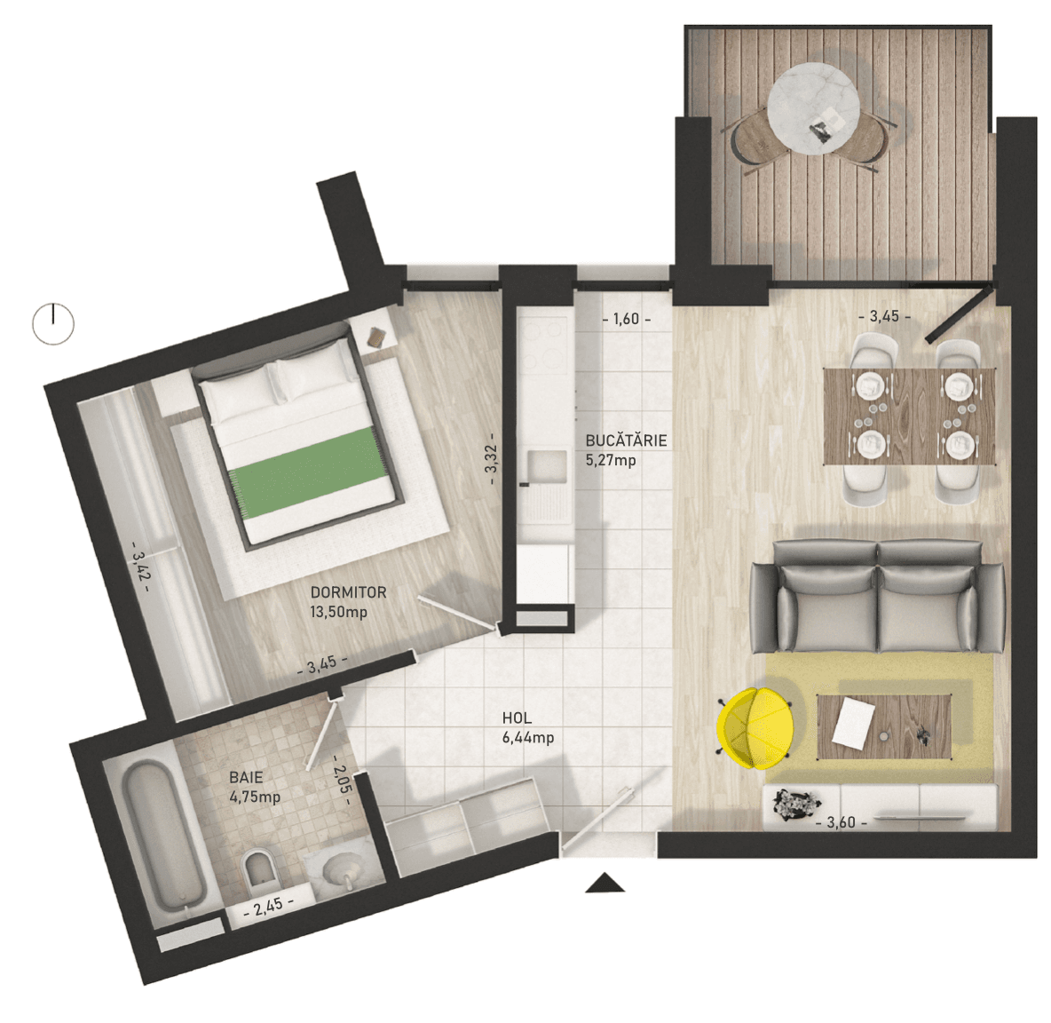 Apartament cu 2 camere Cluj Napoca