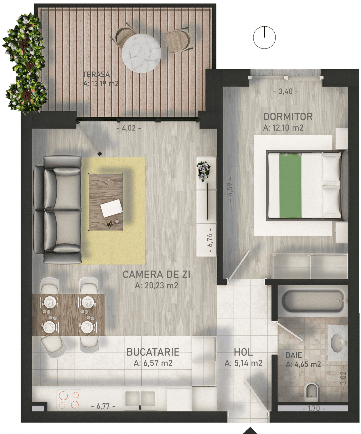 Apartament cu 2 camere Cluj Napoca