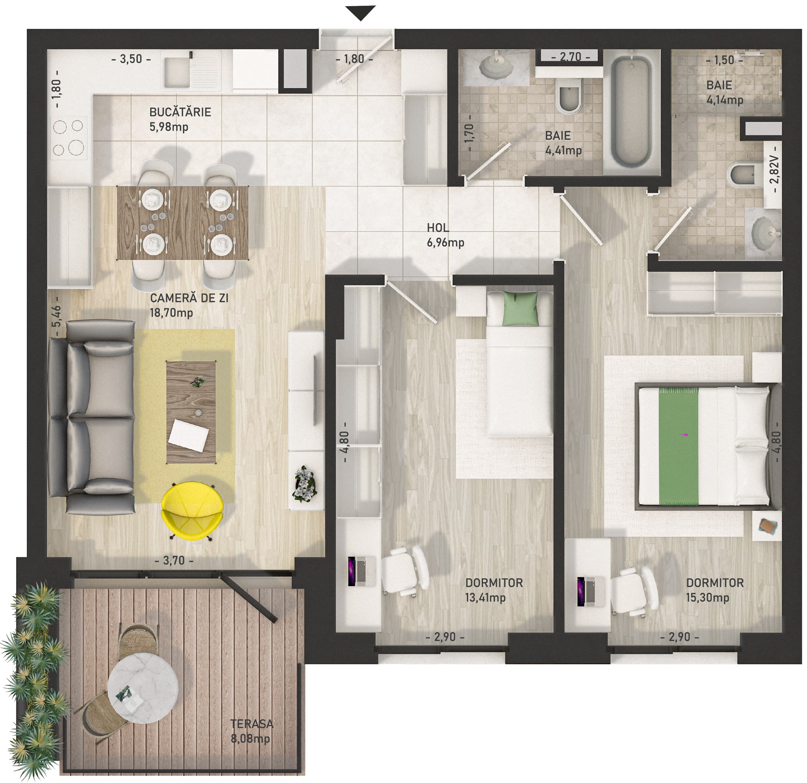 Apartament cu 3 camere Cluj Napoca